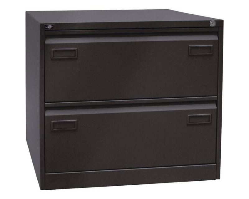 Bisley Light Hängeregisterschrank Light aus Stahl, ohne Sockel, A4 von Bisley Light