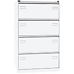 Bisley Light Hängeregistraturschrank CDF4696 Verkehrsweiß 800 x 622 x 1.321 mm von Bisley Light