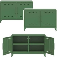 AKTION: 3 BISLEY Sideboards Fern Cabby, FERCAB623P3 olivgrün 114,0 x 40,0 x 72,5 cm von Bisley