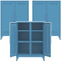 AKTION: 3 BISLEY Sideboards Fern Middle, FERMID605P3 blau 80,0 x 40,0 x 110,0 cm von Bisley