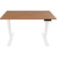 BISLEY E-StarterTech elektrisch höhenverstellbarer Schreibtisch lincoln walnuss rechteckig, T-Fuß-Gestell weiß 160,0 x 60,0 cm BISLEY E-StarterTech elektrisch höhenverstellbarer Schreibtisch lincoln walnuss rechteckig, T-Fuß-Gestell weiß 160,0 x 60,0 cm von Bisley