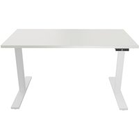 BISLEY E-WonderTech Schreibtisch Rechteck: 140 x 80 cm Weiß von Bisley