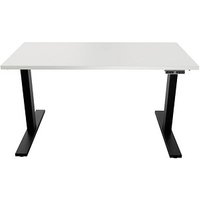 BISLEY E-WonderTech elektrisch höhenverstellbarer Schreibtisch weiß rechteckig, T-Fuß-Gestell schwarz 160,0 x 60,0 cm BISLEY E-WonderTech elektrisch höhenverstellbarer Schreibtisch weiß rechteckig, T-Fuß-Gestell schwarz 160,0 x 60,0 cm von Bisley