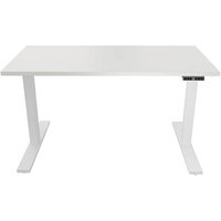 BISLEY E-WonderTech elektrisch höhenverstellbarer Schreibtisch weiß rechteckig, T-Fuß-Gestell weiß 160,0 x 60,0 cm BISLEY E-WonderTech elektrisch höhenverstellbarer Schreibtisch weiß rechteckig, T-Fuß-Gestell weiß 160,0 x 60,0 cm von Bisley