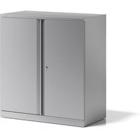 BISLEY Flügeltürenschrank Essentials, 2 OH, Breite 914 mm, silber von Bisley