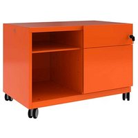 BISLEY Note™ Caddy Rollcontainer orange 2 Auszüge 80,0 x 49,0 x 56,3 cm von Bisley