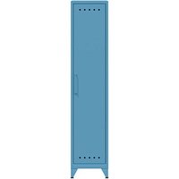 BISLEY Stahlschrank Fern Locker FERLOC3S605 blau 38,0 x 51,0 x 180,0 cm, aufgebaut von Bisley