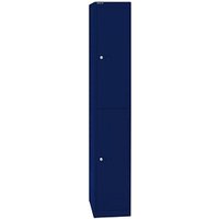 BISLEY Spind oxfordblau CLK182639, 2 Schließfächer 30,5 x 45,7 x 180,2 cm von Bisley