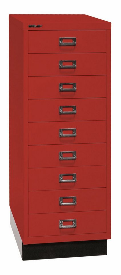 Bisley Aktenschrank MultiDrawer Schubladenschrank in Kardinalrot - Maße: H 94 x B 35 x T 43 cm Bisley Aktenschrank MultiDrawer Schubladenschrank in Kardinalrot - Maße: H 94 x B 35 x T 43 cm von Bisley