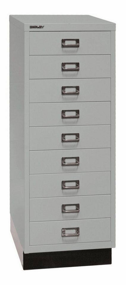 Bisley Aktenschrank MultiDrawer Schubladenschrank in Lichtgrau - Maße: H 94 x B 35 x T 43 cm Bisley Aktenschrank MultiDrawer Schubladenschrank in Lichtgrau - Maße: H 94 x B 35 x T 43 cm von Bisley