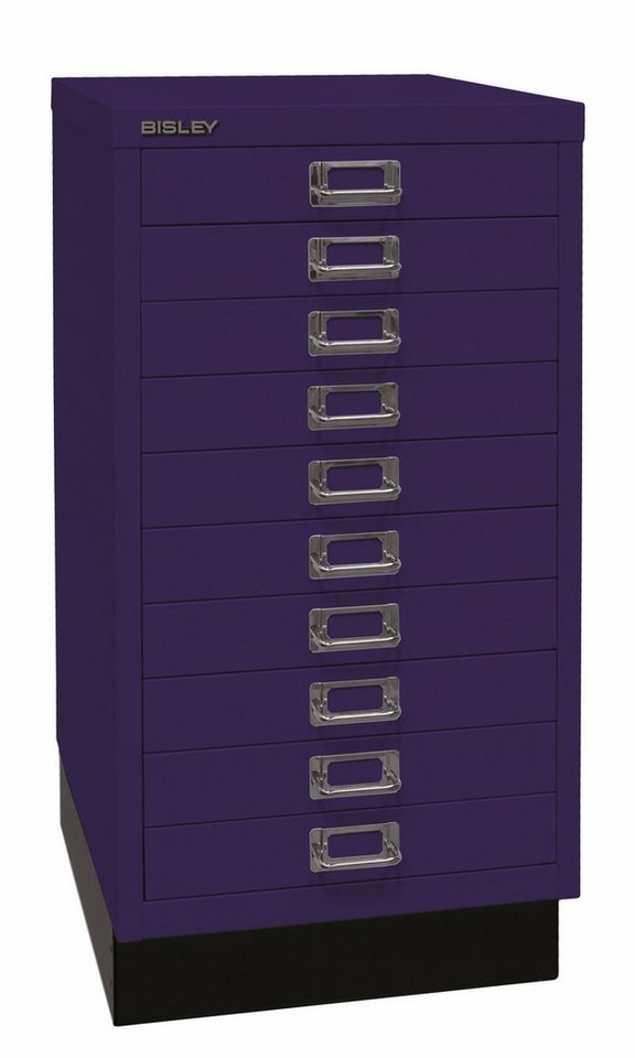 Bisley Aktenschrank MultiDrawer Schubladenschrank in Oxfordblau - Maße: H 67 x B 35 x T 43 cm von Bisley