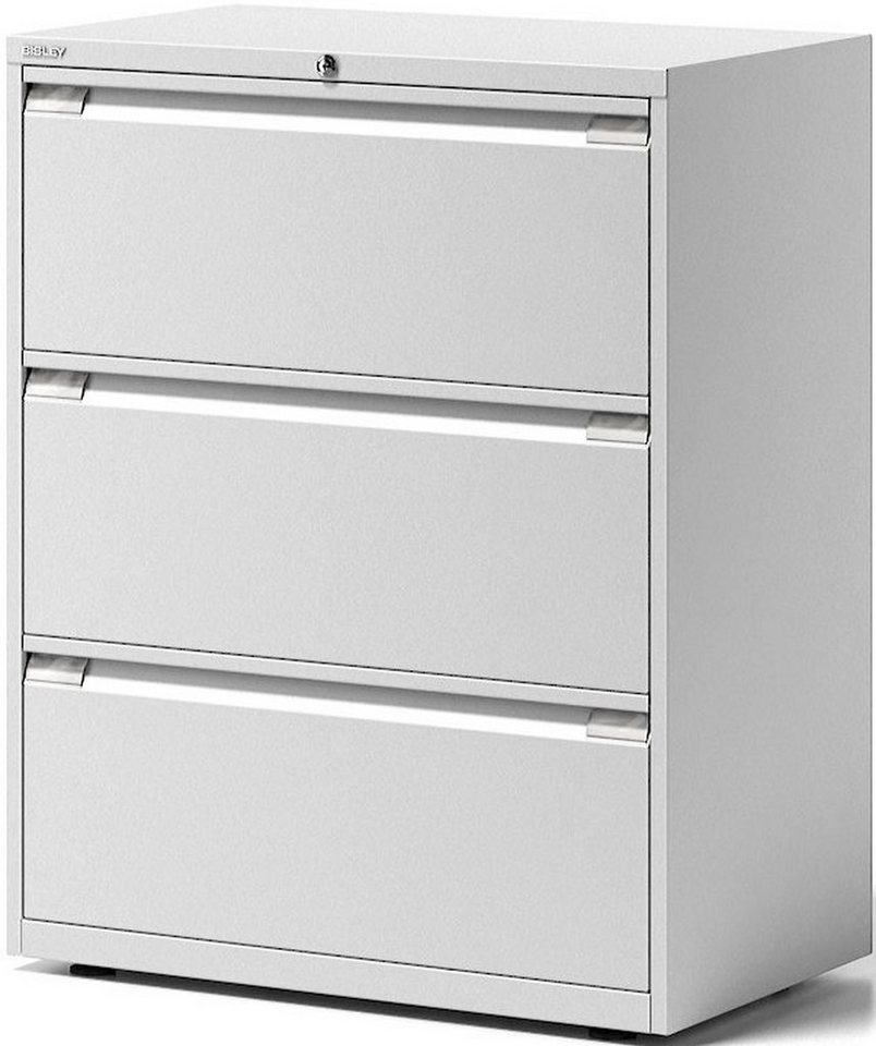 Bisley Aktenschrank Schubladenschrank Essentials 3 Schubladen verkehrsweiß Bisley Aktenschrank Schubladenschrank Essentials 3 Schubladen verkehrsweiß von Bisley