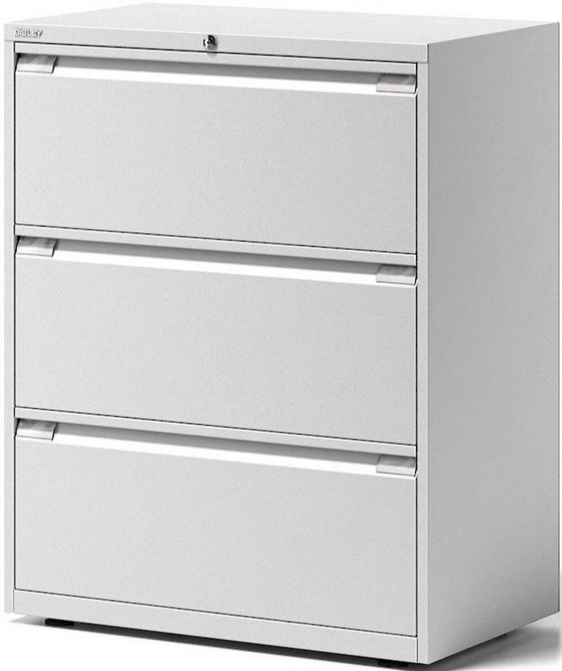 Bisley Aktenschrank Schubladenschrank Essentials 3 Schubladen verkehrsweiß Bisley Aktenschrank Schubladenschrank Essentials 3 Schubladen verkehrsweiß von Bisley