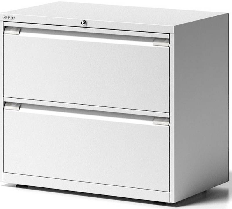 Bisley Aktenschrank Schubladenschrank Essentials 2 Schubladen verkehrsweiß Bisley Aktenschrank Schubladenschrank Essentials 2 Schubladen verkehrsweiß von Bisley