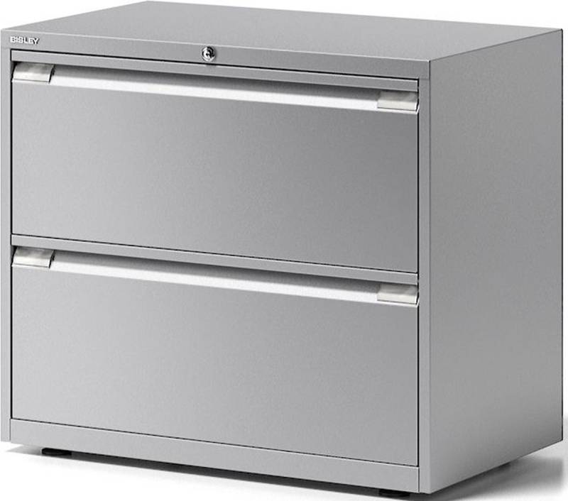 Bisley Aktenschrank Schubladenschrank Essentials 2 Schubladen silber Bisley Aktenschrank Schubladenschrank Essentials 2 Schubladen silber von Bisley