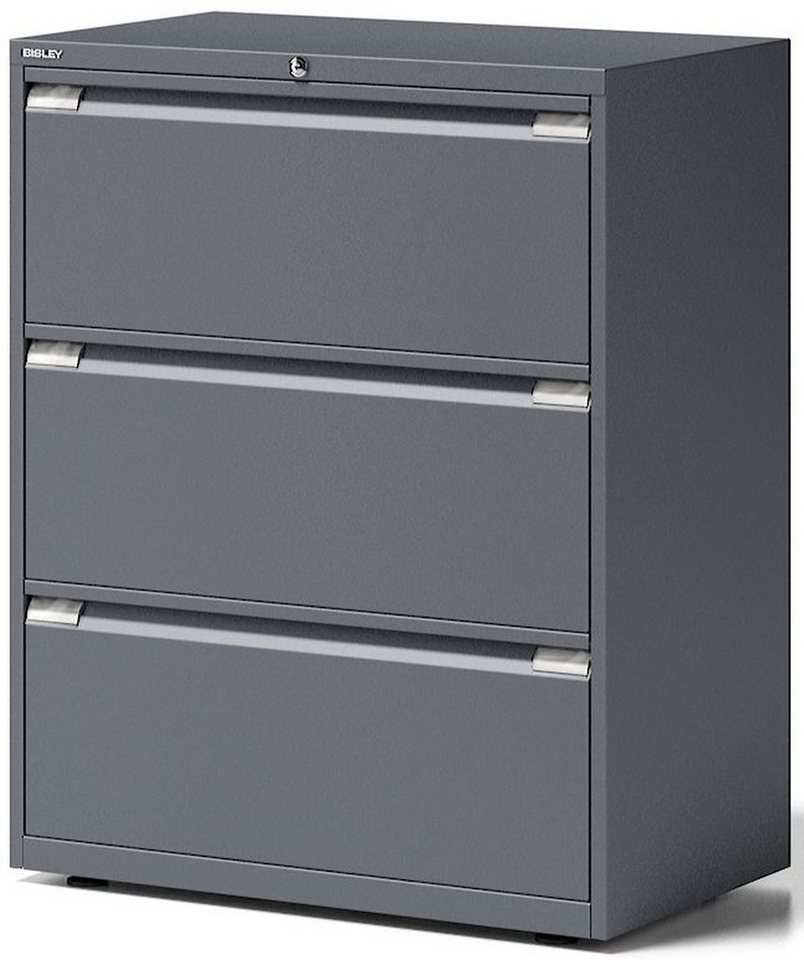 Bisley Aktenschrank Schubladenschrank Essentials 3 Schubladen anthrazitgrau Bisley Aktenschrank Schubladenschrank Essentials 3 Schubladen anthrazitgrau von Bisley
