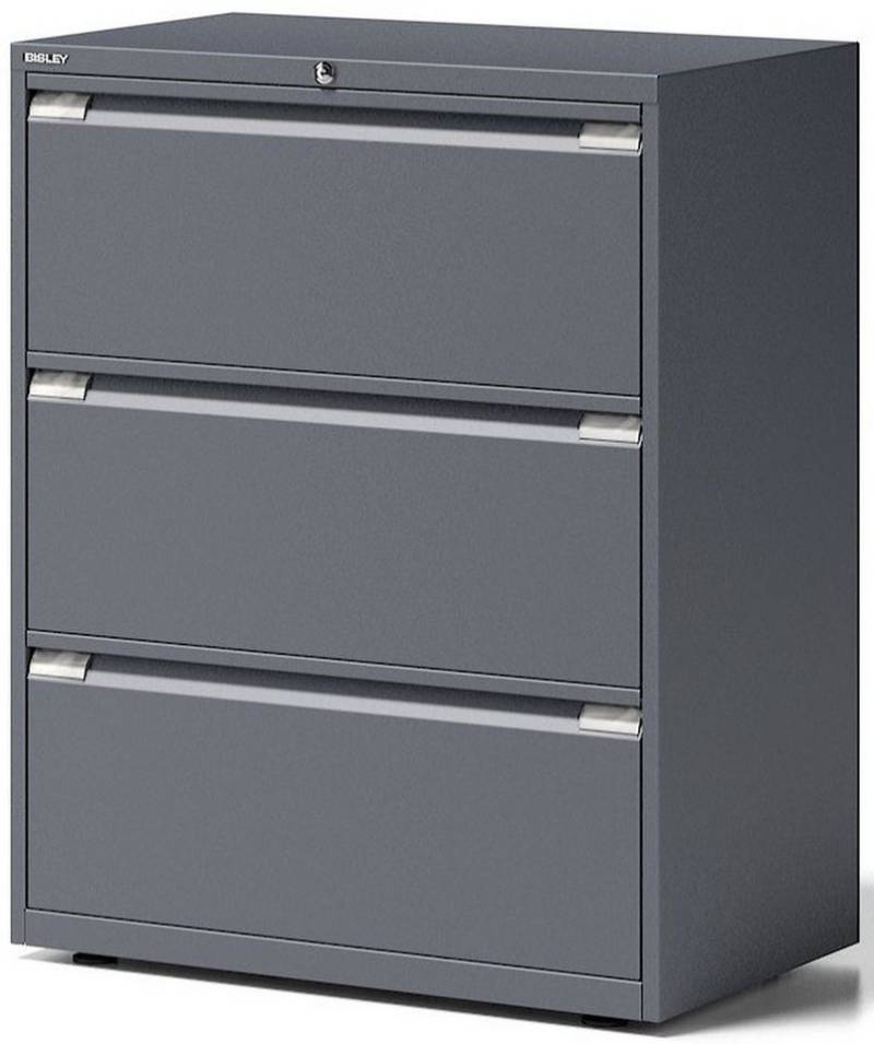 Bisley Aktenschrank Schubladenschrank Essentials 3 Schubladen anthrazitgrau Bisley Aktenschrank Schubladenschrank Essentials 3 Schubladen anthrazitgrau von Bisley