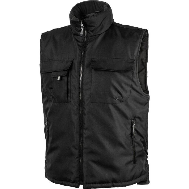 Bisley Arbeitsweste HERTZ Ganzjahresfutter verlängerter Rücken schwarz 3XL von Bisley