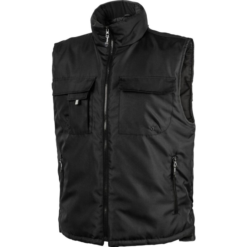 Bisley Arbeitsweste HERTZ Ganzjahresfutter verlängerter Rücken schwarz 4XL von Bisley