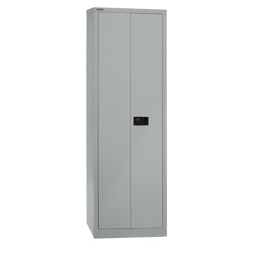 BISLEY Flügeltürenschrank Universal, 4 Fachböden, 5 OH, B 600 mm, Metall, 355 Silber, 40 x 60 x 195 cm BISLEY Flügeltürenschrank Universal, 4 Fachböden, 5 OH, B 600 mm, Metall, 355 Silber, 40 x 60 x 195 cm von BISLEY