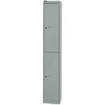 Bisley Garderobenschrank CLK122355 Silber 305 x 305 x 1.802 mm von Bisley