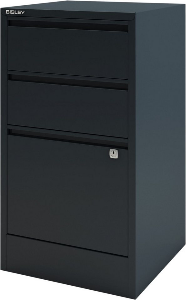 Bisley Hängeschuhschrank Hängeregistraturschrank Home Filer 2+1 HR-Schublade 1-bahnig anthrazi. von Bisley