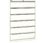 Bisley Karteischrank dreibahnig Reinweiß 800 x 622 x 1.321 mm von Bisley