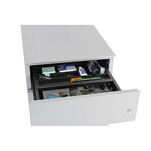 BISLEY DIN A4 Materialschale zum Einsetzen in die Schublade, Metall, 800 Kunststoff, 23.5 x 3 x 35 cm von BISLEY