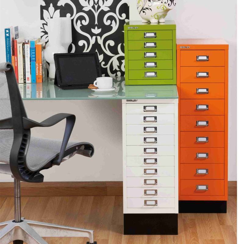Bisley MultiDrawer™ L125 - 5 Schubladen - Gesamthöhe 380 mm - DIN A4 - Alle Farben - jetzt auf Rechnung bestellen von Bisley