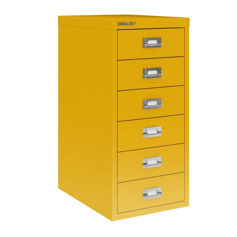 Bisley MultiDrawer™ L296 - 6 Schubladen - Gesamthöhe 590 mm - DIN A4 - alle Farben jetzt auf Rechnung bestellen von Bisley