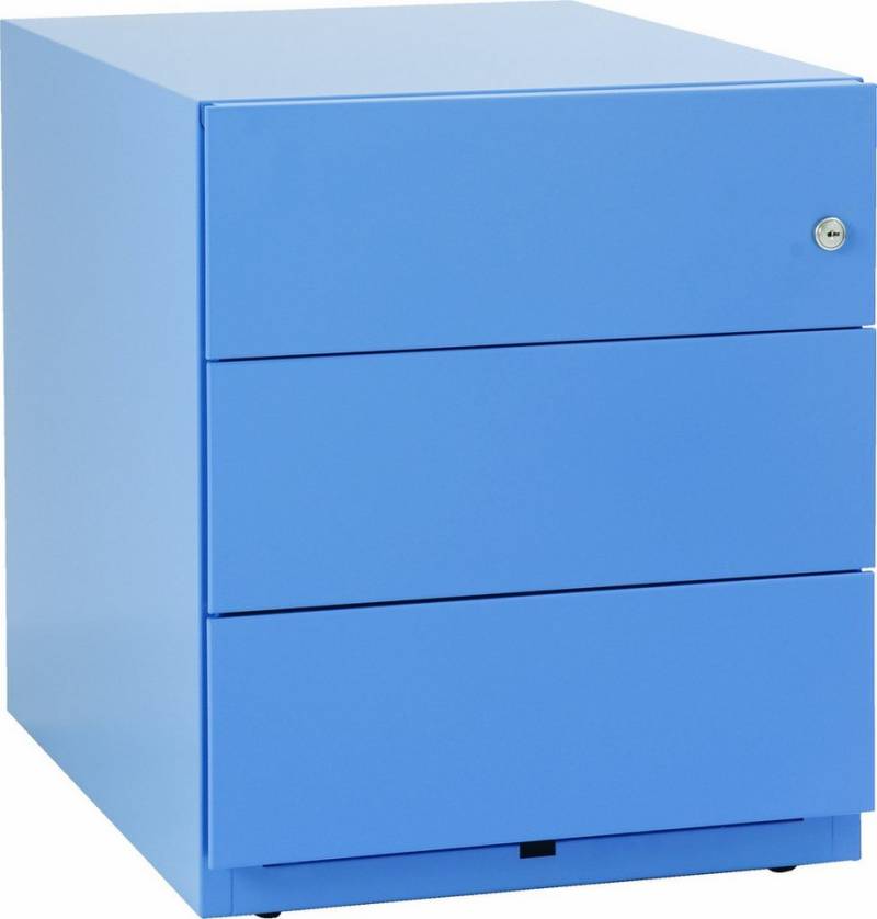 Bisley Rollcontainer Note Rollcontainer, in Blau - Maße: H 50 x B 42 x T 57 cm von Bisley