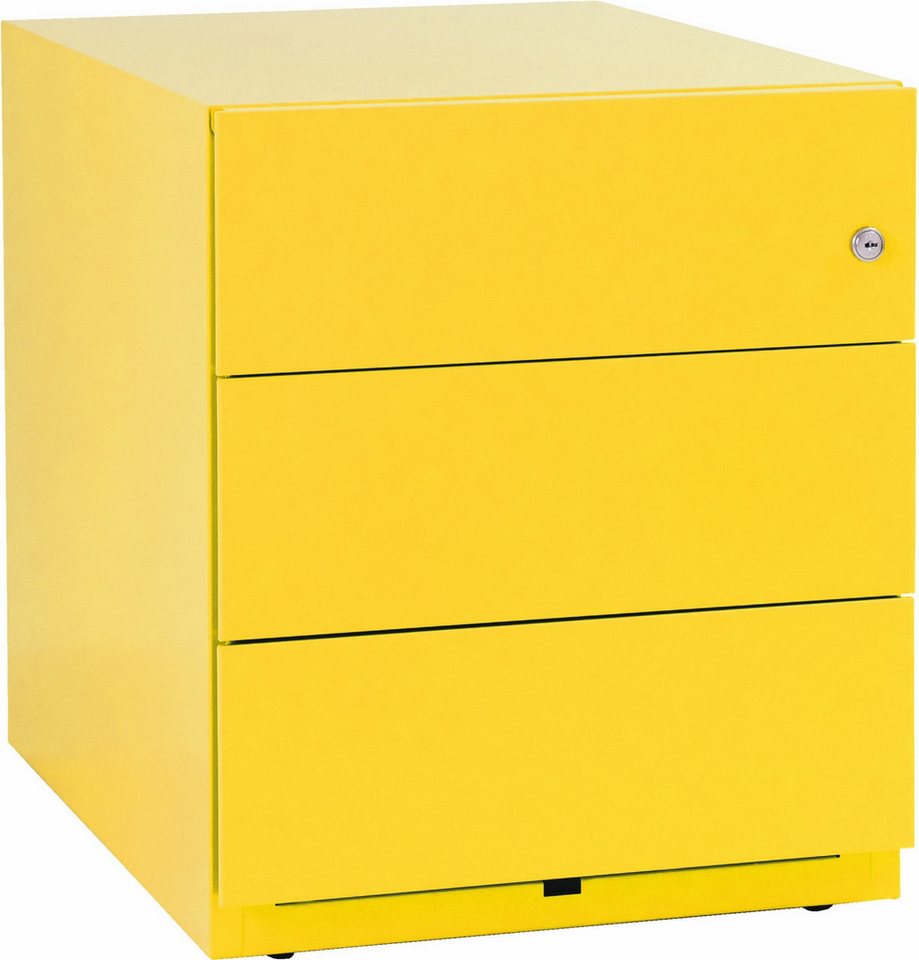 Bisley Rollcontainer Note Rollcontainer, in Zinkgelb - Maße: H 50 x B 42 x T 57 cm Bisley Rollcontainer Note Rollcontainer, in Zinkgelb - Maße: H 50 x B 42 x T 57 cm von Bisley