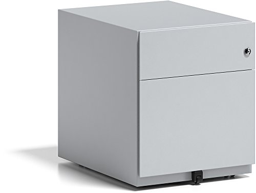 BISLEY Rollcontainer Note mit Griffleiste, 1 Universalschublade, 1 HR-Schublade, Metall, 645 Lichtgrau, 56.5 x 42 x 49.5 cm BISLEY Rollcontainer Note mit Griffleiste, 1 Universalschublade, 1 HR-Schublade, Metall, 645 Lichtgrau, 56.5 x 42 x 49.5 cm von BISLEY