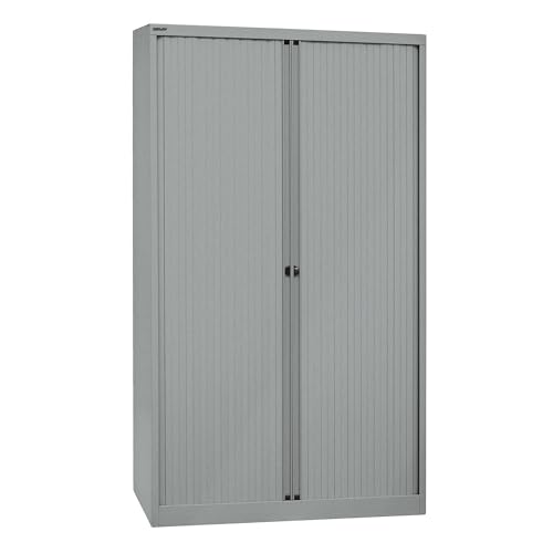 BISLEY Rollladenschrank EuroTambour, 4 Fachböden, 5 OH, Metall, Sl355 Rollladen/Korpus Silber, 43 x 120 x 198 cm BISLEY Rollladenschrank EuroTambour, 4 Fachböden, 5 OH, Metall, Sl355 Rollladen/Korpus Silber, 43 x 120 x 198 cm von BISLEY