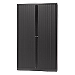 Bisley Rollladenschrank EuroTambour Schwarz 1.200 x 430 x 1.980 mm von Bisley