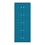 Bisley Schießfachschrank LateralFile? Lodge mit 10 Schließfächern à H 375 mm 1985 x800 x 470 mm Azur von Bisley