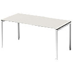 Bisley Schreibtisch Cito Grau, Weiß, Verkehrsweiß 1.600 x 800 x 850 mm von Bisley