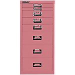 Bisley Schubladenschrank 8 Schübe Pink 279 x 380 x 590 mm von Bisley