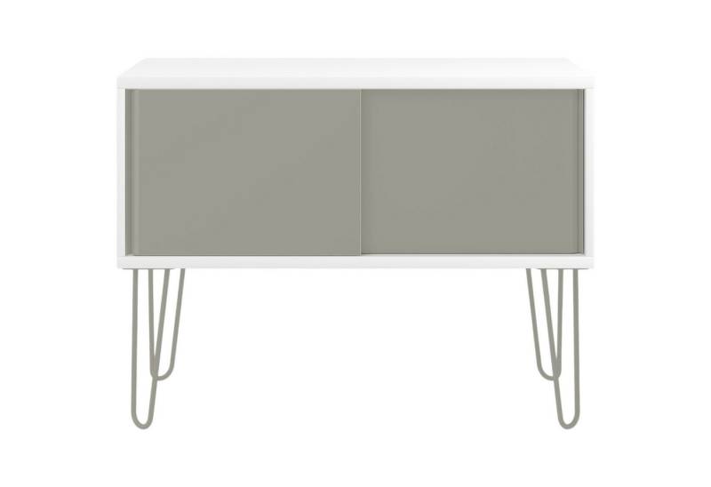 Bisley Sideboard Multirange Sideboard, in Weiß/Lichtgrau - Maße: H 75 x B 100 x T 45 cm von Bisley