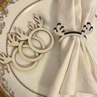 Serviettenringe Weihnachten Weihnachtsdeko Weihnachtstisch Weihnachtsgeschenk Geschenkidee von BismaaShop