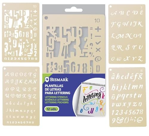 Bismark Schablone für Lettering-12 Alphabete in verschiedenen Ausführungen Bismark Schablone für Lettering-12 Alphabete in verschiedenen Ausführungen von Bismark