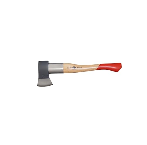 Bison Profiline Spaltaxt 1250g I Hochwertiges Spaltbeil 500mm lang mit Hickory-Stiel & verchromter Stielschutzhülse I Bewährte 3-fach Sicherheitsverkeilung, Schwarz Bison Profiline Spaltaxt 1250g I Hochwertiges Spaltbeil 500mm lang mit Hickory-Stiel & verchromter Stielschutzhülse I Bewährte 3-fach Sicherheitsverkeilung, Schwarz von Bison