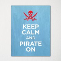 Halloween Keep Calm & Pirate On - Kunstdruck Farbauswahl Kaufe 3 Und Erhalte 1 Gratis Benutzerdefinierte Drucke Verfügbar Halloween Keep Calm & Pirate On - Kunstdruck Farbauswahl Kaufe 3 Und Erhalte 1 Gratis Benutzerdefinierte Drucke Verfügbar von BisonsPrintCo