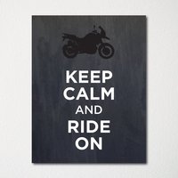 Halten Sie Ruhe Und Fahrt Weiter - Fine Art Print Farbauswahl Kaufen 3 Erhalten 1 Gratis Benutzerdefinierte Drucke Verfügbar von BisonsPrintCo