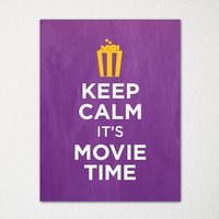 Keep Calm It's Movie Time - Kunstdruck Farbauswahl Kaufe 3 Und Erhalte 1 Gratis Benutzerdefinierte Drucke Verfügbar Keep Calm It's Movie Time - Kunstdruck Farbauswahl Kaufe 3 Und Erhalte 1 Gratis Benutzerdefinierte Drucke Verfügbar von BisonsPrintCo