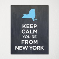 Keep Calm You're From New York - Jeder Ort Verfügbar Kunstdruck Farbauswahl Kaufen Sie 3 Und Erhalten 1 Gratis Keep Calm You're From New York - Jeder Ort Verfügbar Kunstdruck Farbauswahl Kaufen Sie 3 Und Erhalten 1 Gratis von BisonsPrintCo