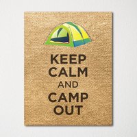 Keep Calm & Camp Out - Kunstdruck Farbauswahl Kaufe 3 Und Erhalte 1 Gratis Keep Calm & Camp Out - Kunstdruck Farbauswahl Kaufe 3 Und Erhalte 1 Gratis von BisonsPrintCo