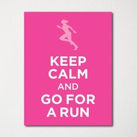 Keep Calm & Go For A Run - Kunstdruck Farbwahl Kaufe 3 Und Erhalte 1 Gratis Keep Calm & Go For A Run - Kunstdruck Farbwahl Kaufe 3 Und Erhalte 1 Gratis von BisonsPrintCo
