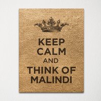 Keep Calm & Think Of Malindi - Jeder Ort Verfügbar Kunstdruck Farbauswahl Kaufen Sie 3 Und Erhalten 1 Gratis Keep Calm & Think Of Malindi - Jeder Ort Verfügbar Kunstdruck Farbauswahl Kaufen Sie 3 Und Erhalten 1 Gratis von BisonsPrintCo
