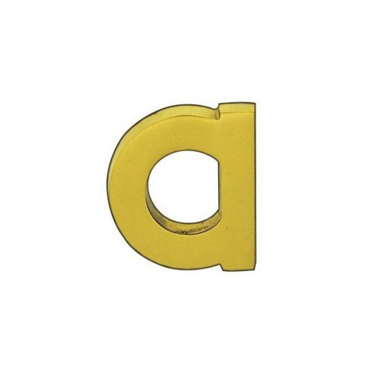 Buchstabe "a" FS Schwarz (Rückgabe nicht möglich) von Bisschop